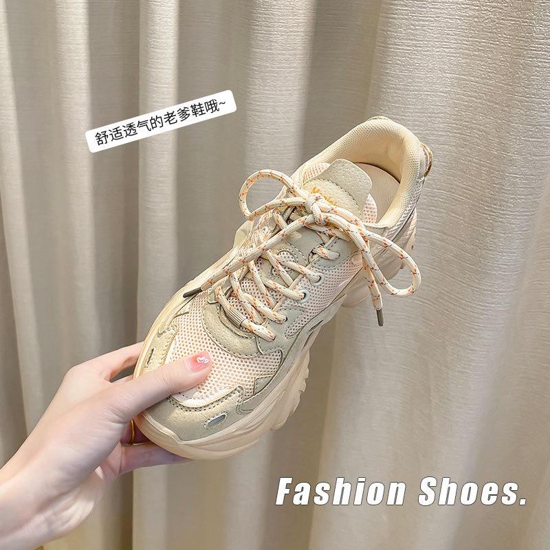Dad shoes women's spring new Internet celebrity slim sneakers ins trendy platform casual shoes