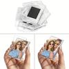 15pcs Blank Picture Frame, Insert Refrigerator Magnet, Semi-Transparent Transparent Acrylic Blank Refrigerator Small Picture Magnet