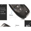 Jingyuqin 433.92Mhz FSK 4A Chip Car Remote Flip Key For Chevrolet Cruze 2015 Cavalier Trax Sonic Spark 2019+ Original OEM PCB