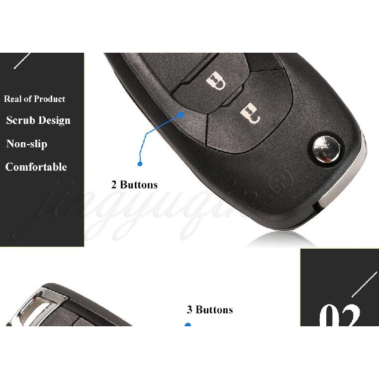 Jingyuqin 433.92Mhz FSK 4A Chip Car Remote Flip Key For Chevrolet Cruze 2015 Cavalier Trax Sonic Spark 2019+ Original OEM PCB