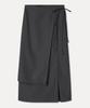 MIXXO Wrap Button Long Skirt_Miwwhg613B Miwwhg90Qb