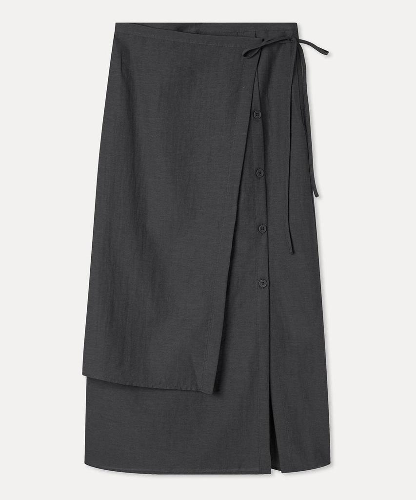 MIXXO Wrap Button Long Skirt_Miwwhg613B Miwwhg90Qb