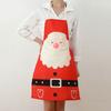 Home Decorative Apron Christmas Fabric Apron Anti-fouling Supermarket Nail Aprons for Dining Xmas Home Party Supplies