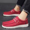 Men's Shoes Large Size Lazy Doudou Shoes Low-top Foot Cover Breathable Casual Loafers Trendy Old Beijing Canvas Shoes