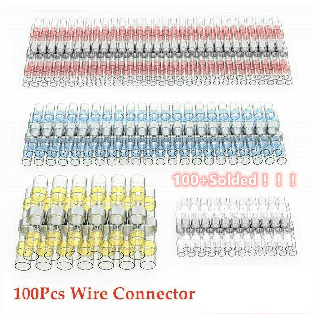 Tube Solders Sleeve Heat Shrinkable Sleeve Electrical Wire Butt Connectors Wire Solder Connectors