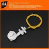 1pcs PP Plastic Side Mount Float Switch Corrosion Resistant 0-110V Liquid Level Sensor Water Level Control Industrial Use