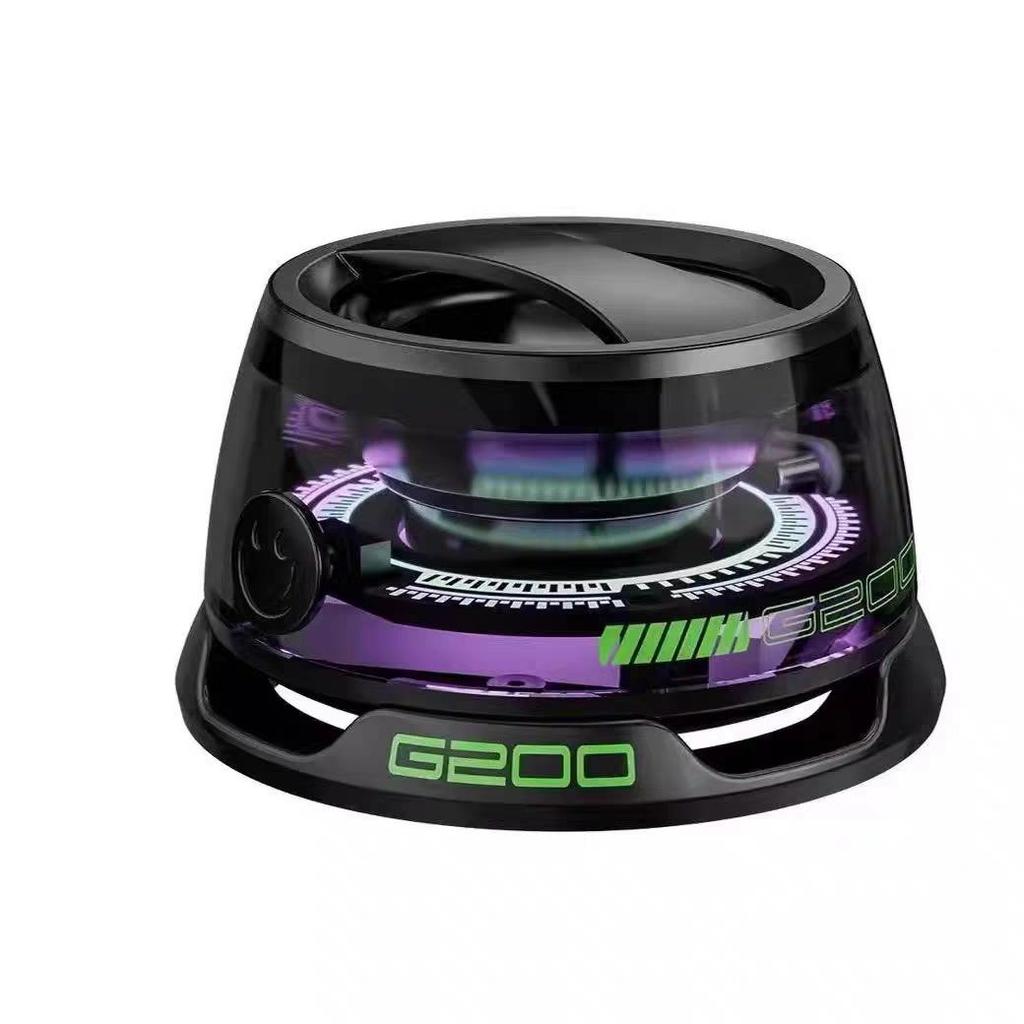 G200 Personalized Bluetooth Speaker: Compact Wireless Outdoor Speaker with Colorful Ambient Light and Powerful Subwoofer