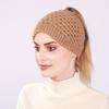 Mode Herbst Winter Damen Warmes Stirnband Gestrickte Elastische Haarbänder Kopfwickel Haaraccessoires für Dame Turban
