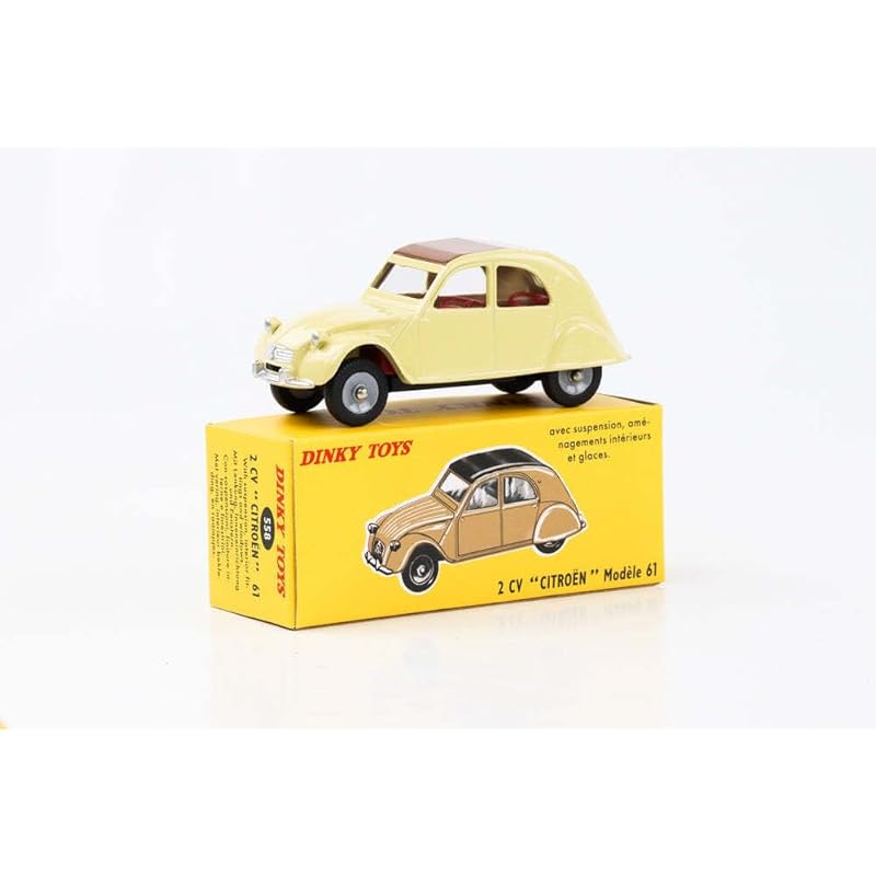 

DINKY TOYS 1/43 Dinky Citroen 2CV бежевый Citroen переиздание мини-автомобиль