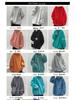 Korean Style Casual Unisex Hooded Pullover Sweatshirt - Long-Sleeved, Solid Color, Perfect for Spring and Autumn.