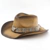 Straw denim hat embroidered breathable sun hat couple style sun hat beach hat straw hat sun hat women's hat