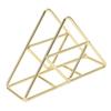 Napkin Holder Fashion Thickened Widened Triangular Freestanding Metal Wrought Iron Vertical Tissue
