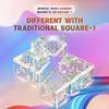 YongJun MGC SQ V2 Upgrade Edition Magnetic Speed Cube Competition Racing Anomalous Shape Intelligent Toy Twist Puzzle