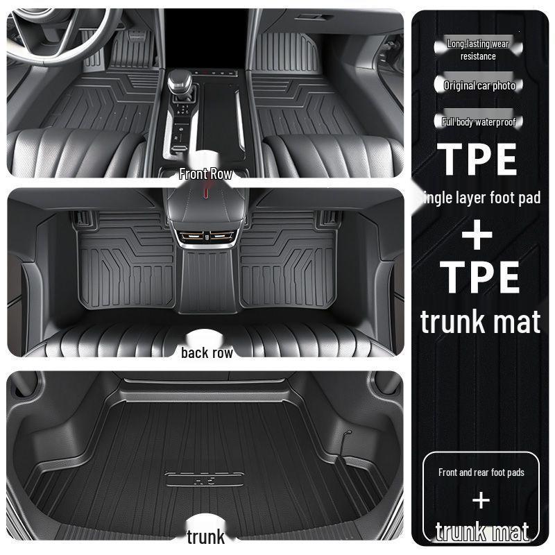 Hongqi H6 2023-2025 Full Coverage TPE Floor Mats - Interior Car Decor Accessories