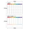 Magnetic Surface Magnetic Calendar Whiteboard Surface Monthly Planner Fridge Calendar  For Fridge