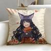 popular anime The Eminence in Shadow Cushion Cover Soft  EasyWash Pillow Case  Versatile for Couch Bed Travel and Office