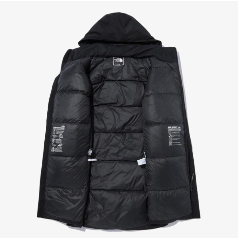 North Face Reverzní sezóna Dlouhý polstrovaný univerzální vzduchový hřejivý péřový kabát Nc2dn50a