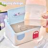 Cartoon Tissue Box Large Capacity Desktop Tissue Box Cute Living Room Coffee Table Household Multi-Functional Storage Box