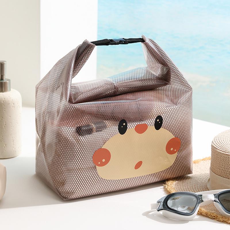 Runhui EVA Waterproof Cartoon Travel Bag for Beach, Swimming & Toiletries
