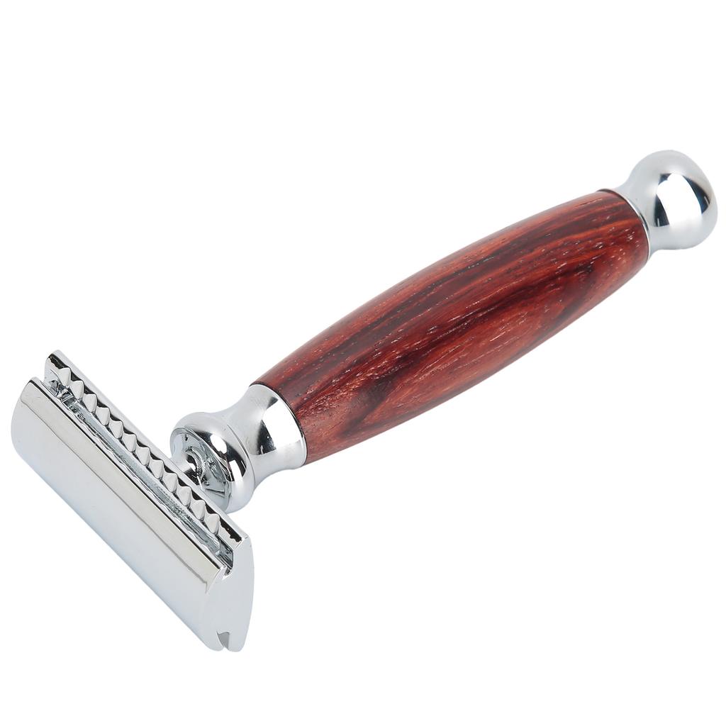 Wooden Handle Razor Manual Safety Shaving Knife Hair Remover Tool for Household Salon Use