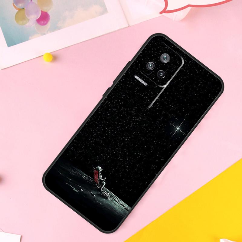 

Moon Stars Space Astronaut Case For POCO M6 X6 Pro X3 X4 X5 M5s F3 F5 Xiaomi 14 Ultra 12 13 Lite 11T 12T 13T Pro Funda Xiaomi 14 Ultra