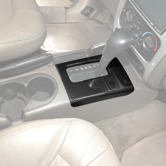 Carbon Fiber Center Gear shifter Control Panel Cover Trim for Jeep Liberty 99-06