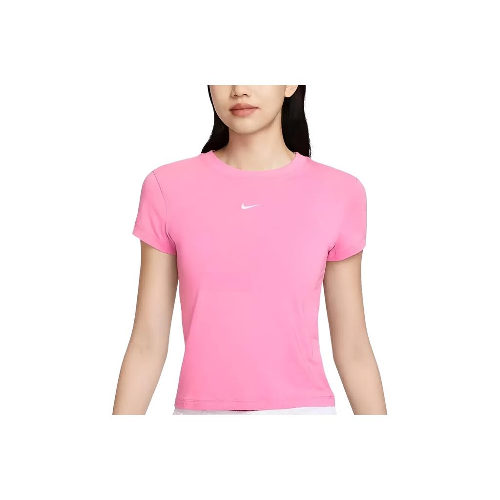 Nike Comfortable Knitted Round Neck Short Sleeve T-Shirt Women Tops FV5509-675