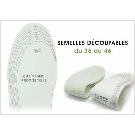 

Semelles - Naturelle - 2 Paires - Isolantes - Découpables - Lavables en machine