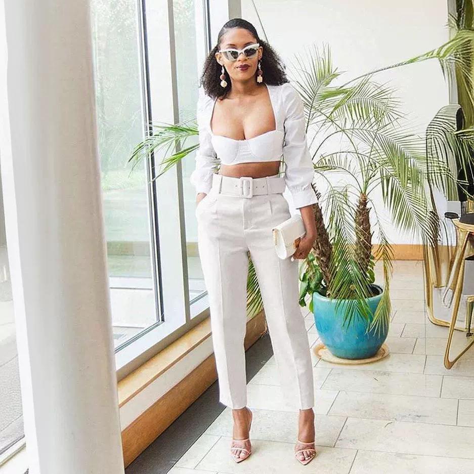 European & American Women's High-Waist Slimming Casual Suit Pants for Spring/Summer/Autumn.