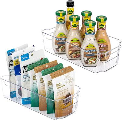 Hengshao Clear Storage Food Storage Refrigerator Storage Set of Cabinet Storage Home Essential for Laundry and Freezers Boxes, Organizers, Cases, 2,