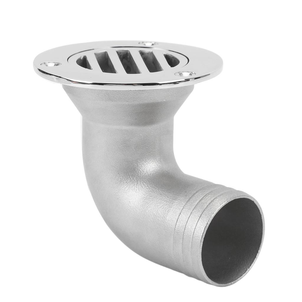 Boat Deck Drain 90 Degree Elbow 316 Stainless Steel Split Floor Deck Drain for Fishing Boat Yacht