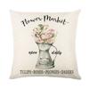 Vintage Poster Lavender Print Collection Polyester Pillowcase Pillowcase Pillowcase Home Decor Lathe Bedding