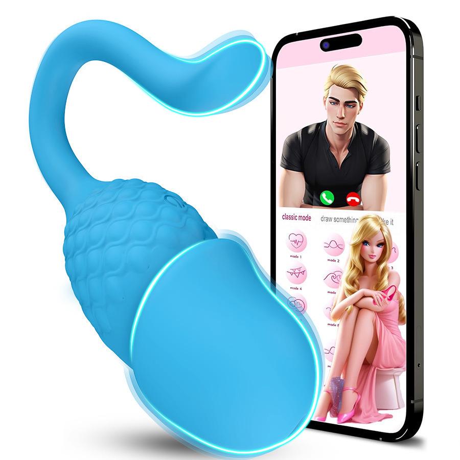 Estimulador Clitoriano Controlado por App: Juguete sexual para adultos para mujeres, portátil, insertable, con vibración potente
