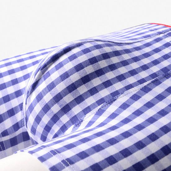 Pánské boxerské spodní prádlo Pružný pás v polovině pasu Kostkované šortky Kalhotky U-konvexní Prodyšné kalhotky Denní nošení