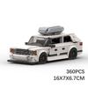 Building Block Compatible With S124 Assembled 8-Grid Car Set, Classic Car Model, Toy Gift Ornament