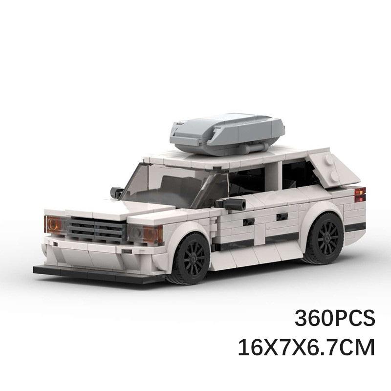 Building Block Compatible With S124 Assembled 8-Grid Car Set, Classic Car Model, Toy Gift Ornament