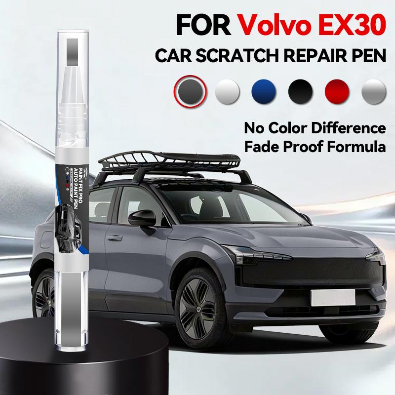For Volvo EX30 Car Paint Repair Pen Touch Up Scratch Remover DIY Auto Accessories Gray White 707 Black 717 Blue Fluorite Yellow
