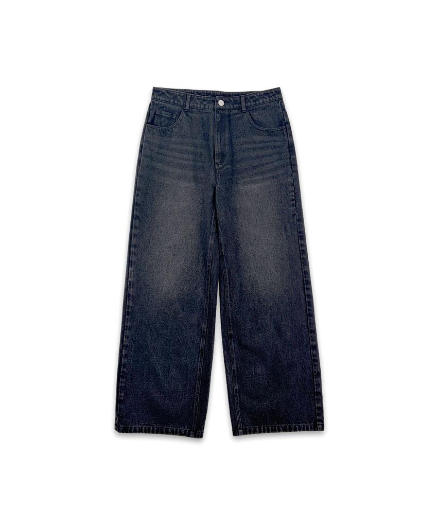 Aejyuttingkeumamaindeu Wide Denim Pants_Gray