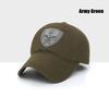 Fashion Classic Soft Top Embroidery Patch Washable Military Cadet Adjustable Hat Unisex Cotton Outdoor Sport Casual Baseball Cap