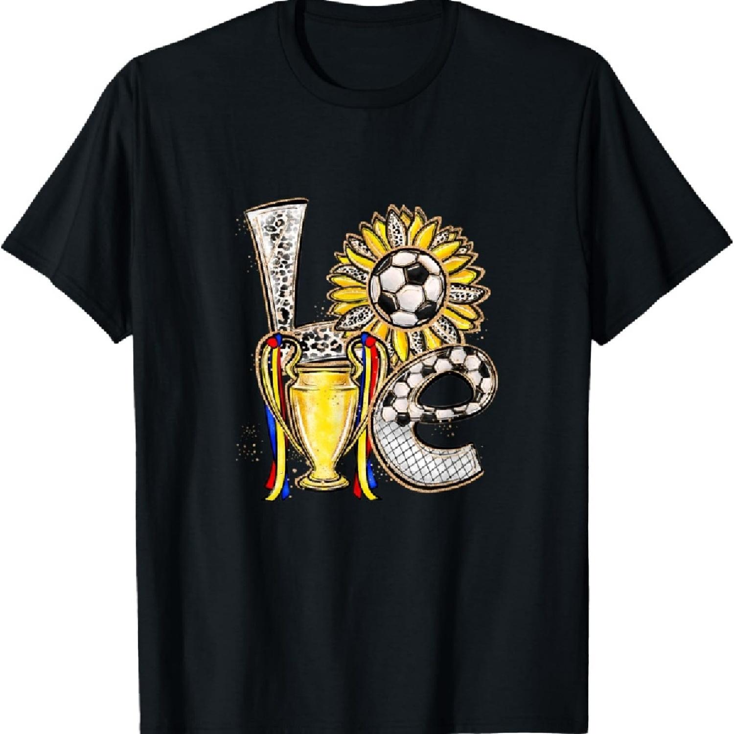 

Love Soccer Player T-Shirt XXXXXL чорний