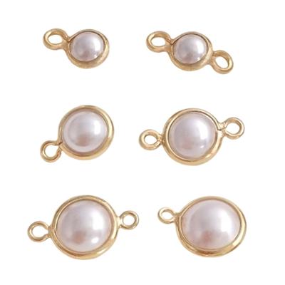 5Pieces Pearls Pendants Jewelry Making Part Fashion Accessory Perfect for Unique Jewelry Making and Craft Accessories
