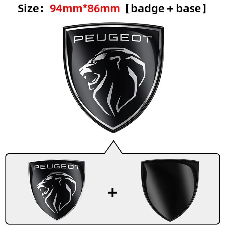 Car Sticker 3D Metal Badge Trunk Body Window Side Decoration for Peugeot 408 4008 308 3008 Rifter 5008 508 2008 208 301 RCZ 407 HGH3