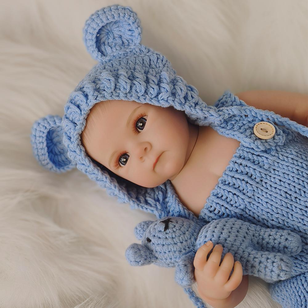 18palcová panenka reborn pro dívku s měkkým tělem a plným tělem, ručně vyrobená panenka Bebe Newborn pro děti, dárky k narozeninám