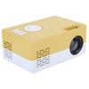 1080p Full High Definition LED Mini Projektor Smart Heimkino Gelb Weiß 100‑240VEU Stecker