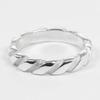 TIFFANY&Co. Twist vintage Ring Silver925 #5.4(US Size) 3.1g Women Used