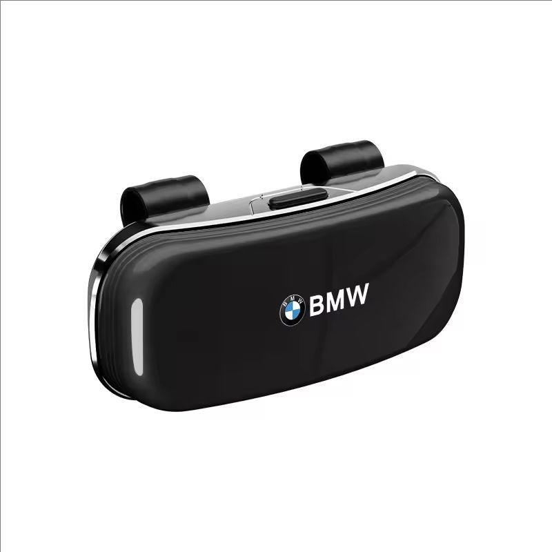 For BMW 1 2 3 4 5 6 7 Series X1 X2X3X4 X5 F48 E70 E90 E60 G30 G20 Press Switch Car Glasses Box Sun Visor Glasses Holder/ Sticker ER4