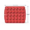 Christmas Silicone Chocolate Mold Gingerbread Man Xmas Tree Snowman Gloves Gummy Candly Mould Kitchen Party DIY Baking Tool