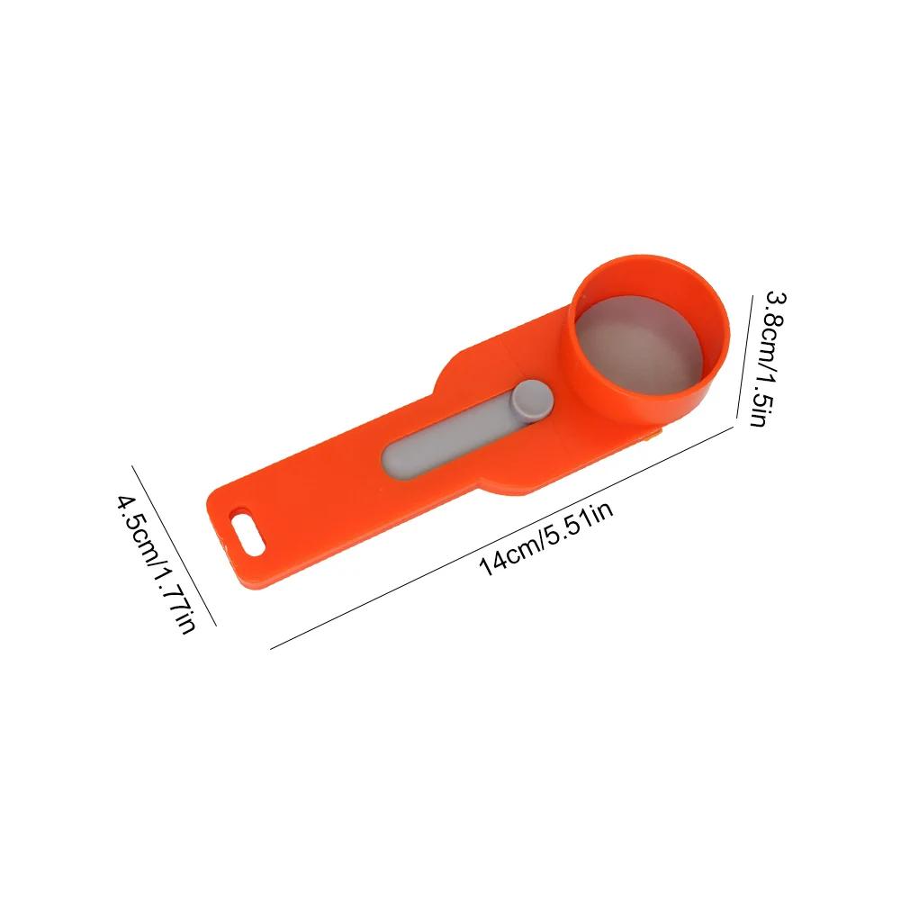 Slideable Measuring Funnel Multi-Purpose Creative Measuring Funneler Mess-Free Sliding Spoon for Cooking Baking Drinks Spoon