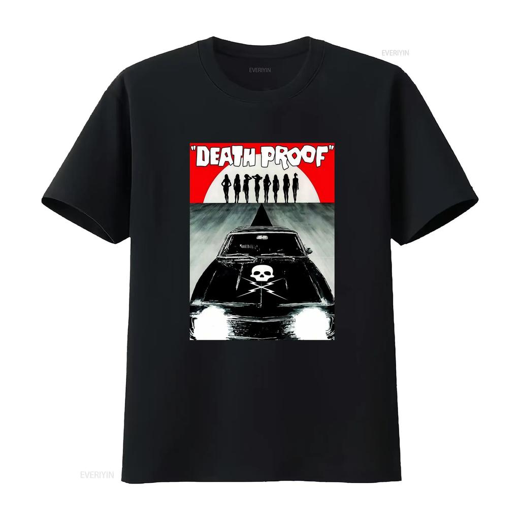 Death Proof StuntUnisex Mike Tarantino Russ Meyer Cult Movie T Shirt M Vintage Washed Top For Everyday Wear Homme Soft