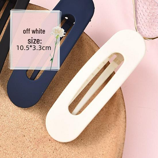 Morandi Large Hairpin: Korean Duckbill Claw Clip for Bangs and Updos
